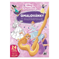 Omalovánky A4 se samolepkami - Disney Princezny