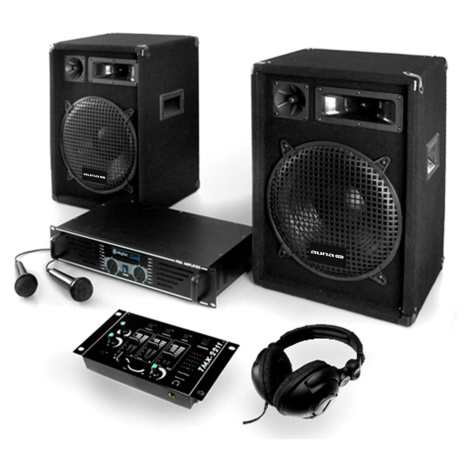Electronic-Star Bass Boomer, USB PA systém, 400 W, repro, zesilovač, USB mixer, mikrofon