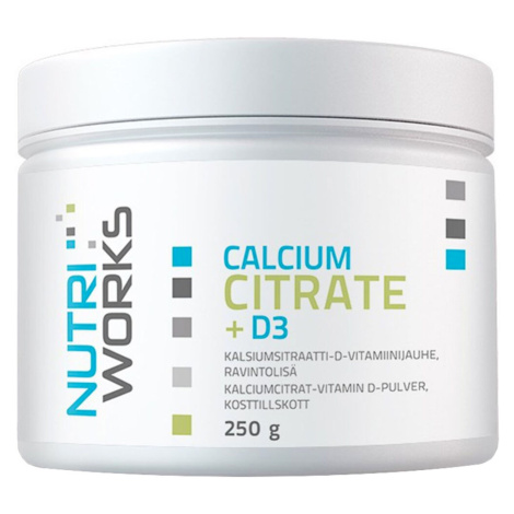 NutriWorks Calcium Citrate + D3 - 250g