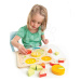 Dřevěné puzzle ovoce Citrus Fractions Tender Leaf Toys 16 dílů na krájení nožem od 18 měsíců