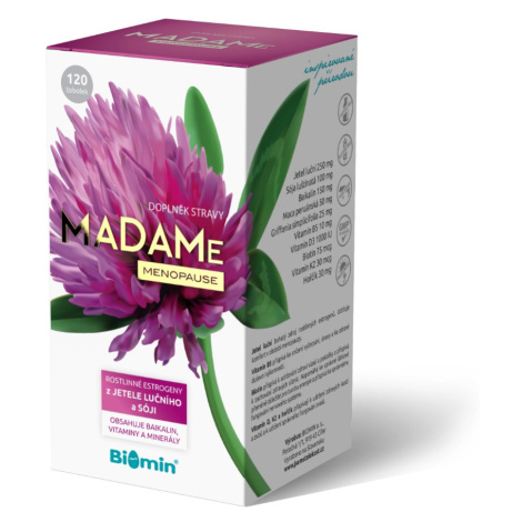 Biomin MADAMe Menopause 120 tobolek