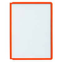 DURABLE Průhledná tabulka s profilovým rámečkem, pro DIN A4, bal.j. 10 ks, oranžová, od 3 bal.j.