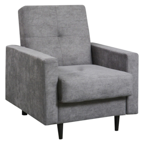 Křeslo, šedá látka, VALDO Tempo Kondela