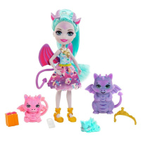 Enchantimals rodinka deanna s draky, mattel gyj09 / gjx43