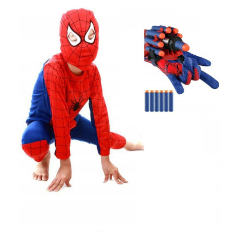 bHome Dětský kostým Spiderman s vystřelovákem 122-134 L