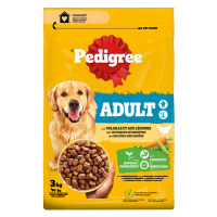 Pedigree Adult drůbeží se zeleninou - 3 kg