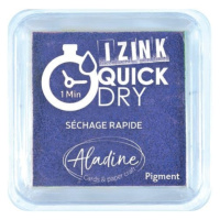 Razítkovací polštářek Aladine IZINK QUICK DRY - mauve fialová lila (slézová) Aladine