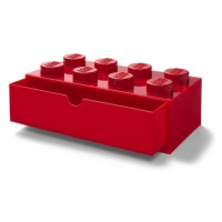Úložný box LEGO stolní 8 se zásuvkou - červený SmartLife s.r.o.