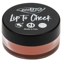 puroBIO cosmetics Na rty a tváře 02, Pink 5 g