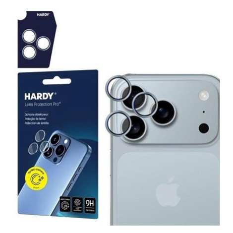 3mk ochrana kamery HARDY Lens Protection Pro pro Apple iPhone 17 Pro /17 Pro Max, titanium grey