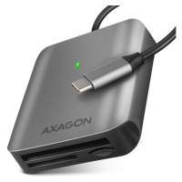 AXAGON CRE-S3C, USB-C 3.2 Gen 1 - SUPERSPEED čtečka karet, 3-slot & lun SD/microSD/CF, podpora U