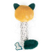 Plyšové chrastítko kočička Maracas pro rozvoj smyslů miminka Stimuli Kaloo žluté 14 cm od 0 měsí