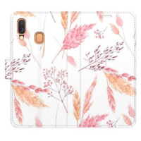 iSaprio flip pouzdro Ornamental Flowers pro Samsung Galaxy A40