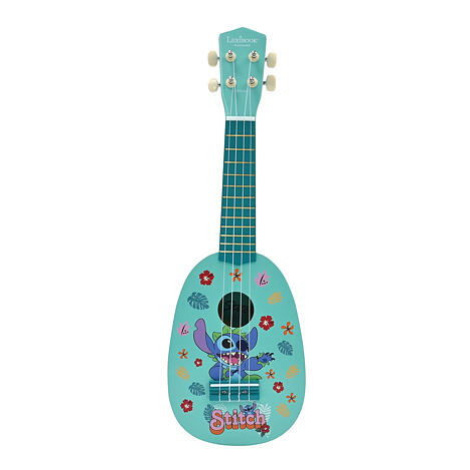 Lexibook Dřevěné ukulele s nylonovými strunami 53 cm Disney Stitch