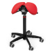 Sedlová židle Salli MultiAdjuster Barva čalounění: Kůže - PQ červená #05011/PQ, Konstrukce: čern