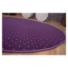 Dywany Lusczow Kulatý koberec AKTUA Breny fialový