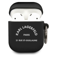 Karl Lagerfeld Rue St Guillaume pouzdro Airpods 1/2 černé