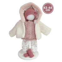 LLORENS - M843-34 obleček pro panenku miminko NEW BORN velikosti 43-44 cm