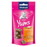 Vitakraft Cat Yums kuřecí maso a kočičí tráva 9× 40 g