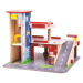 Bigjigs Toys Dřevěná garáž s parkovištěm