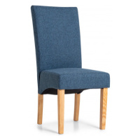 Jídelní židle Valentino, modrá tkanina