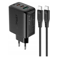 Acefast 2v1 síťová nabíječka 2x Usb Typ C Usb