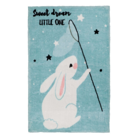 ELIS DESIGN Dětský koberec - Bílý králíček rozměr: 90x130 Elisdesign