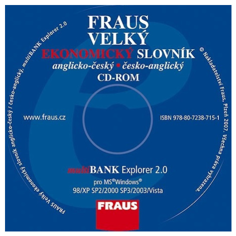 FRAUS Velký ekonomický slovník anglicko-český / česko-anglický CD-ROM Fraus