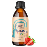 BrainMax Lipozomální Komplex Vitamínů pro Děti, Podpora Imunity, jahoda, 200 ml