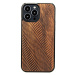 Pouzdro Bewood pro iPhone 13 Pro Max Vlny Merbau