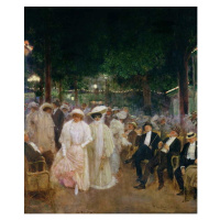 Obrazová reprodukce The Gardens of Paris, or The Beauties of the Night, Jean Beraud, 33.6 × 40 c