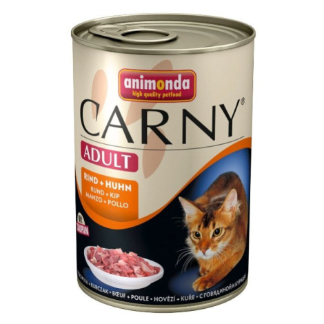 Animonda Carny konzerva pro kočky hovězí+kuře 400g