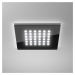 LTS Ploché čtvercové LED svítidlo Domino, 16 x 16 cm, 11 W