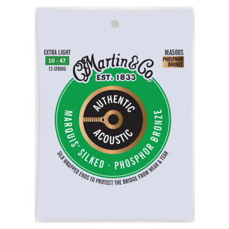 Martin Authentic Marquis 92/8 Phosphor Bronze 12-String Extra Light Martin System