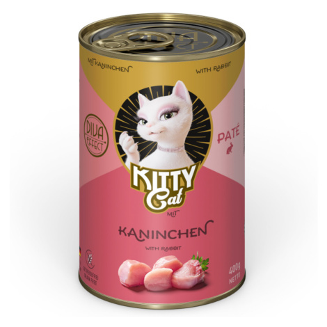 KITTY Cat Adult Pate 6 x 400 g - králík