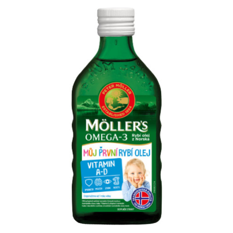 Möllers Omega 3 Můj první rybí olej 250 ml Mollers