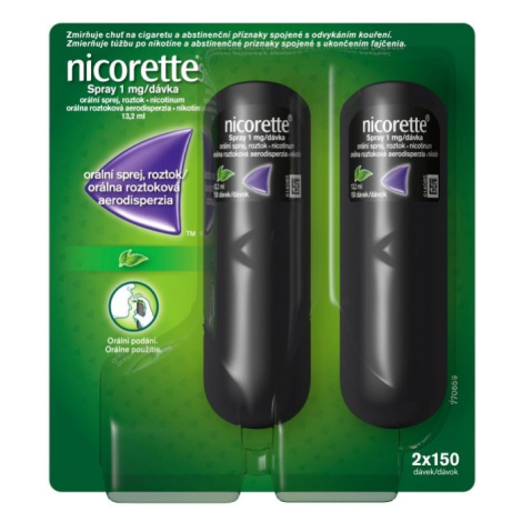 Nicorette Spray 1 mg/dávka orální sprej 2x13,2 ml