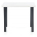 Jídelní stůl MODEX 2 –⁠ 90x60x75, kov/dřevo, bílá