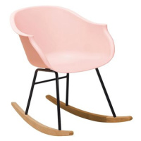 Houpací růžová židle HARMONY, 101996