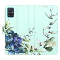 iSaprio flip pouzdro Blue Flowers pro Samsung Galaxy A51