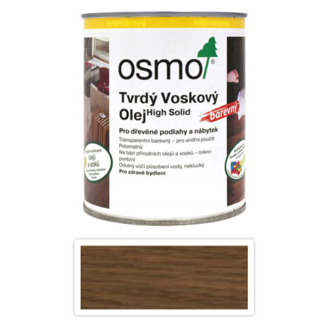 OSMO Tvrdý voskový olej barevný pro interiéry 0.75 l Černý 3075