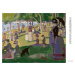 Diamantové malování - NEDĚLNÍ ODPOLEDNE NA OSTROVĚ GRANDE JATTE (G. SEURAT) Rozměr: 40x50 cm, Rá