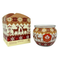 Arome Svíčka ve skle a flower boxu, Magical Winter, 90 g