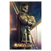 Plakát, Obraz - Star Wars: The Mandalorian - Klan dvou, 61x91.5 cm