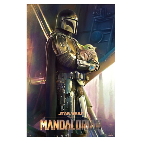 Plakát, Obraz - Star Wars: The Mandalorian - Klan dvou, (61 x 91.5 cm)