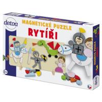 Magnetické puzzle Rytíři v krabici 34x23x3,5cm - Detoa