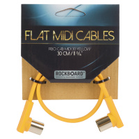 Rockboard Flat MIDI Cable Yellow 30 cm