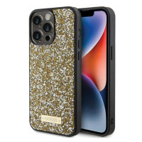 Pouzdro Guess Rhinestone pro Iphone 15 Pro Žluté