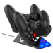 iPega P4021 nabíjecí stanice pro DualShock (PS4) ovladače černá