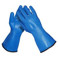 Nitrillo protiřezné tepluodolné a voděodolné nitrilové rukavice